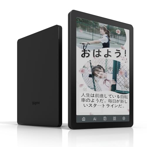 樂天商城 - Bigme B6、カラー電子書籍リーダー、4GB+64GB 6インチ電子ペーパータ 、Android 14対応、ブラック