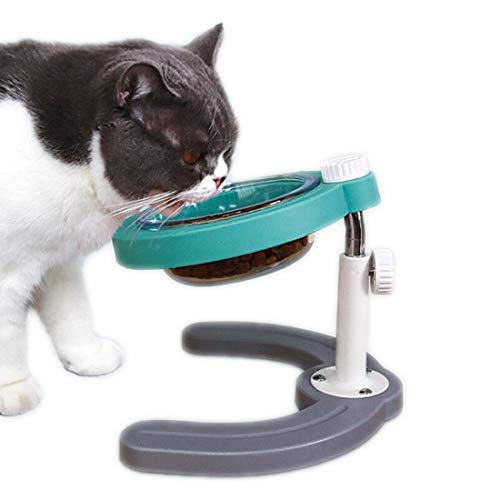 樂天商城 - WZ PET 犬 食器 猫 食器 ペットボウル 台 給食器 スタンド 傾斜がある 10度 食器台ご飯台 高さ調節可能ボウルラック 滑り止め 取り