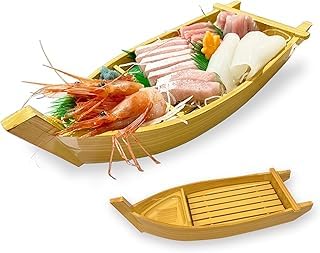 樂天商城 - 越前宝や 舟盛り器 1個 1人舟 （小 1〜2人前）（30×12cm）下司付 舟ノゾキ付 プラスチック 刺身皿 おしゃれ 容器 船盛り 盛舟 舟