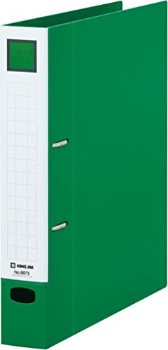 樂天商城 - キングジム レバーリングファイル Dタイプ 350枚収納 A4タテ 緑 6873-G