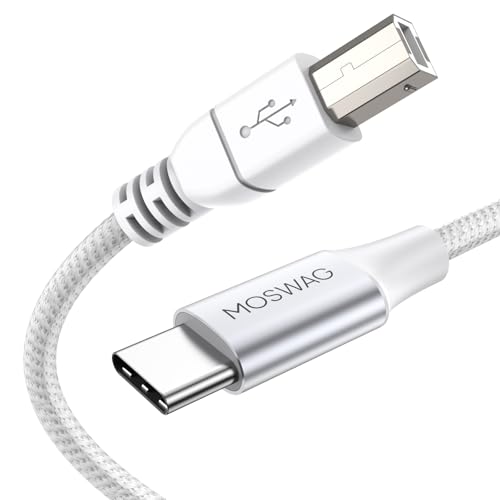 MOSWAG 6.6FT/2M MidiケーブルへのUSB CタイプC ラップトップのMacBookのためのUSB MIDIケーブルへのMidi