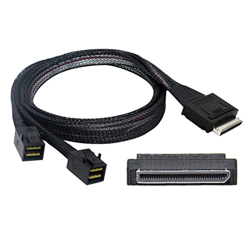 Oculink 8X - デュアル SFF-8643。ブラック/50cm/CY-SF-051-0.5M・Style:Oculink 8X - デュアル SFF-8643。・パッケージ個数:1・このOCuLink 8xケーブルは、内部デバイスの接続に使用できます。 OCuLink SFF-8611 8xコネクタ付きのコントローラーへのSFF-8643コネクタ付きのバックプレーン。・OCuLink SFF-8611 8x 80ピンオスからデュアルSFF-8643 4x 36ピンオス。・嵌合部にロック:アクティブラッチ付き。・データ転送速度は最大16Gbps。・システム要件:無料のOCuLink 8x 80pinインターフェース。このOCuLink 8xケーブルは、内部デバイスの接続に使用できます。 OCuLink SFF-8611 8xコネクタ付きのコントローラーへのSFF-8643コネクタ付きのバックプレーン。 OCuLink SFF-8611 8x 80ピンオスからデュアルSFF-8643 4x 36ピンオス。 嵌合部にロック:アクティブラッチ付き。 データ転送速度は最大16Gbps。 ケーブルの長さ:50cm。 システム要件:無料のOCuLink 8x 80pinインターフェース。