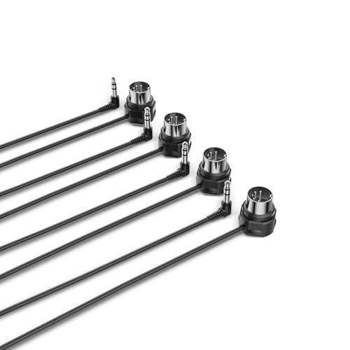 角度付きブラック/4パック 60CM/S-F000C31・SetName:4-PACK - 2FT / 60CM・パッケージ個数:1・[省スペース設計] 超薄型・高性能プラグを採用し、安定したMIDIデータ伝送を実現。L型プラグにより、限られたスペースのペダルボードやラック機器にもすっきり配線でき、抜き差しもしやすい設計です。・[幅広い互換性] MIDI Association規格に準拠したTRS Type A（3.5mm）および5ピンDIN MIDI端子を採用。MIDIキーボード、シンセサイザー、MIDIコントローラー、ギターペダルなど、MIDI IN、OUT、THRU端子を搭載した幅広い機器に対応します。・[高耐久・高信頼性] ニッケルメッキコネクターと無酸素銅導体を採用し、頻繁な抜き差しにも対応。シールド構造により外部ノイズの影響を抑え、安定したMIDIデータ伝送を実現します。・[コミュニティと共に開発] CMEは30年以上にわたりMIDI技術の開発に携わり、MIDIコミュニティからのフィードバックを製品開発へ反映しています。品質と使いやすさを追求したプレ