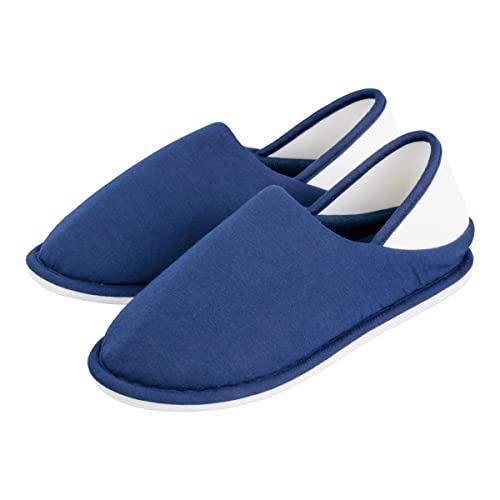軽量ネイビー/27.0~27.5 cm/75211・Size:27.0~27.5 cmColor:ネイビー・パッケージ個数:1・〜入院時の履物として最適なかかと付きの室内履きです〜・(1)かかと付きで歩行が安定・(2)潰れにくいかかと部分・(3)快適なはき心地・(4)滑りにくい靴底(1)かかと付きで歩行が安定 ●かかとが付いているため通常のスリッパと違い、シューズが脱げにくく歩行が安定します。 ●かかとの部分に滑りにくい素材を使用しているため、シューズの中で足が固定されやすくなります。 (2)潰れにくいかかと部分 ●履く際にかかとを踏んでも自然に戻るため、潰れたままにならず、適切に履くことができます。 (3)選べる適正なサイズ ●豊富なサイズ展開のため、足の大きさに合った適正なサイズを選ぶことができます。 (4)快適なはき心地 ●クッション性のある、やわらかな素材を中底に使用しているため、快適に履くことができます。 ●軽量で足への負担が少なく、軽やかな履き心地です。 ●手洗いできるため、清潔に使用できます。 (5)滑りにくい靴底 ●転倒しにくいよう、靴底に滑りにくい素材を使用しています。