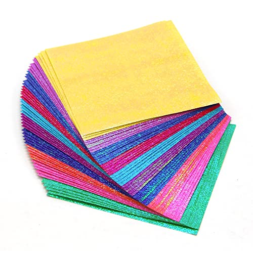 マルチカラー/15cm x 15cm/15×15cm 100枚・Model:15×15cm 100枚・【サイズ】15*15cm　【入り数】100枚セット　【カラー】10色（ランダム）・【片面おりがみ】片面にキラキラと光沢があり、お子様がより興味を持って遊んでいただけます。・【10色入り】豊かなカラーをご用意しており、植物・・千羽鶴など、折ってみたいものをほとんどこちらのおりがみで完成できます。・【年齢問わず】いつになってもおりがみはお子様から大人まで幅広い年代の方が楽しめるアイテムです。アイディア次第で自分だけのオリジナル作品を作れます。・【多用途】クラフト、ラッピング、DIYプロジェクトなどにぴったりです。パーティーの飾り付けや、学校の発表会に使う作品の制作などにも大活躍します。