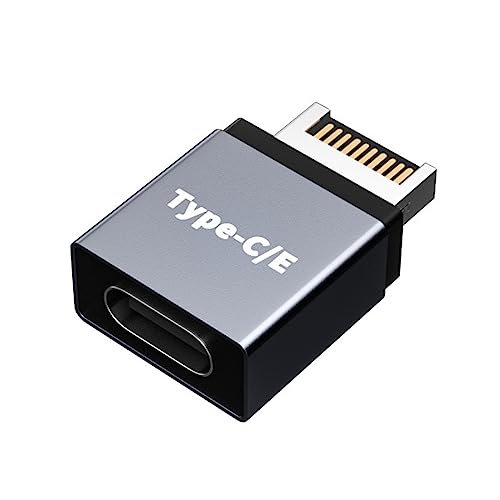 usb 3.1フロントパネルヘッドからtype c延長ケーブルType-E陽型-C陰アダプタusb 3....