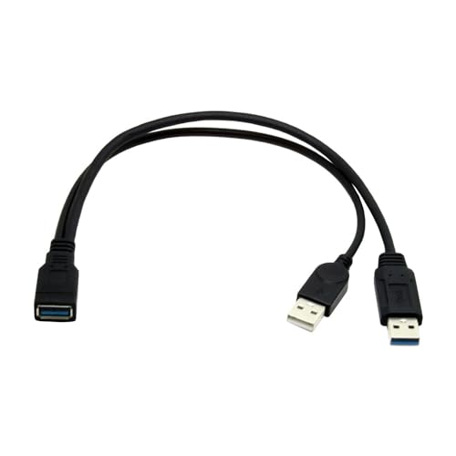Male to Female+Power-/20CM/NF-U3-065・Style:Male to Female+Power・パッケージ個数:1・この問題は、このUSB 3.0 yケーブルを使用することで簡単に解決できます。・当社のSync USB 3.0電源アダプターYケーブルが解決策です。 当社のケーブルは、PCや外付けハードドライブなどの2つのUSBポートから電源を取ることができます。・1つのUSBデバイスをPCの2つのUSBポートに連動させることで、より多くの電力を得ることができます。 ポータブル2.5ハードドライブなどの外部デバイスを使用していて、標準のUSBケーブルではデバイスを操作するのに十分な電力を転送できない場合があります。・長さ:30cm・2つのUSBオスコネクタ、1つはUSB 3.0電源とデータ用、もう1つはUSB 2.0電源専用です。ブラック USB 3.0 メス - デュアルUSBオス エクストラパワーデータY延長ケーブル 2.5インチモバイルハードディスク用 2つのUSBオスコネクタ、1つはUSB 3.0電源とデータ用、もう1つはUSB 2.0電源専用です。 1つのUSBポートがUSBデバイスに十分な電力を供給していませんか 当社のSync USB 3.0電源アダプターYケーブルが解決策です。 当社のケーブルは、PCや外付けハードドライブなどの2つのUSBポートから電源を取ることができます。 1つのUSBデバイスをPCの2つのUSBポートに連動させることで、より多くの電力を得ることができます。 ポータブル2.5ハードドライブなどの外部デバイスを使用していて、標準のUSBケーブルではデバイスを操作するのに十分な電力を転送できない場合があります。 この問題は、このUSB 3.0 yケーブルを使用することで簡単に解決できます。 長さ:30cm