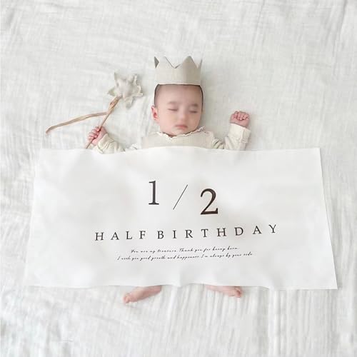 half birthday白/100cm x 40cm/-・Style:half birthday・【商品情報です】サイズ：縦:100cm、横40cmです。色:白です。・【ハーフバースデータペストリー】ハーフバースデータペストリーは柔らかい生地でできており、軽い透明感があります。・【お手入れの説明】手洗い可、洗濯机や乾燥机での洗濯は不可、アイロンがけは不可です。輸送中に折りたたむことが心配な方は、裏面に通常の白いプレスシートを置き、使用前にアイロンをかけておきます。・【多目的】壁、天井、ドアに掛けたり、バッククロスとして使用できます。他のバースデーアクセサリーと組み合わせて 夢の誕生日を演出します。【多目的】壁、天井、ドアに掛けたり、バッククロスとして使用できます。他のバースデーアクセサリーと組み合わせて 夢の誕生日を演出します。