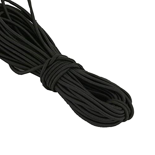 Kihusei ゴム紐 丸ゴム 3mm 弾力線 弾性ロープ ウエスト ジャンプ輪 ゴム 手芸 DIY髪飾り用素材 裁縫用品 替えゴム 5メートル