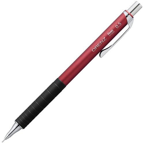ぺんてる シャープペンシル オレンズ メタルグリップ ORENZ METAL GRIP 0.5mm レッド軸 XPP1005G2-RB lightbase-10012670 Light Base パッケージ画像