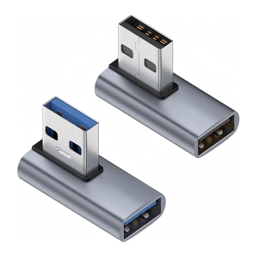 【USB-A L字 変換アダプタは2種類セット】USBコネクタ-- タイプA オスからメスに変換するL字アダプタです。ユニックなL字型で、配線の方向が思ったままに調整可能、充電ケーブルを曲がる摩耗を減少できます。USBポートの寿命を効果的に延ばします。・【高速データ伝送】理論上のデータ伝送速度は10Gbpsに、同期にかかる時間を短縮できます。 映画や音楽などをわずか数秒で転送できます。90度USB 3.1アダプタは最大5 V/3 A、15 W電力伝送と10 Gbpsデータ伝送速度をサポートする。・【実用的で耐久性】USBアダプタはプラグアンドプレイで、コンパクトなデザインで、耐久性のある材料で作られており、持ち運びと使用に非常に便利です。・【小さくて使いやすい】最高品質のデザインと高品質の素材、コネクタは軽くて持ち運びが簡単で、ポケットや小袋に入れやすく、使いやすく、プラグアンドプレイも簡単です。シェルの材質は、耐摩耗性、耐熱性、耐久性に優れたアルミ合金製です、超高耐久性。・【幅広い互換性】ほとんどのUSB Aデバイスで幅広く動作します。 ノートブックPC、パソコン、車【USB-A L字 変換アダプタは2種類セット】USBコネクタ-- タイプA オスからメスに変換するL字アダプタです。ユニックなL字型で、配線の方向が思ったままに調整可能、充電ケーブルを曲がる摩耗を減少できます。USBポートの寿命を効果的に延ばします。 【高速データ伝送】理論上のデータ伝送速度は10Gbpsに、同期にかかる時間を短縮できます。 映画や音楽などをわずか数秒で転送できます。90度USB 3.1アダプタは最大5 V/3 A、15 W電力伝送と10 Gbpsデータ伝送速度をサポートする。 【実用的で耐久性】USBアダプタはプラグアンドプレイで、コンパクトなデザインで、耐久性のある材料で作られており、持ち運びと使用に非常に便利です。 【小さくて使いやすい】最高品質のデザインと高品質の素材、コネクタは軽くて持ち運びが簡単で、ポケットや小袋に入れやすく、使いやすく、プラグアンドプレイも簡単です。シェルの材質は、耐摩耗性、耐熱性、耐久性に優れたアルミ合金製です、超高耐久性。 【幅広い互換性】ほとんどのUSB Aデバイスで幅広く動作します。 ノートブックPC、パソコン、車載充電器、スピーカ、携常電話とタプレット、キーボード、マウス、USBフラッシュメモリ、USBケーブル、カードリーダ等。