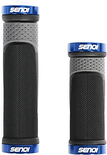 S SENQI 自転車 グリップ ハンドルグリップ 滑り止めゴム製 軽量 MTB BMX マウンテンバイク 折りたたみ式自転車 クロスバイクに対
