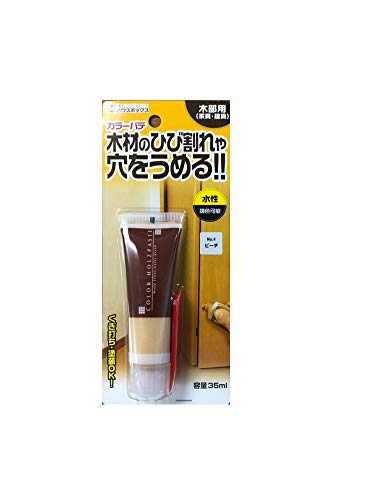 NO.04 ピーチ/-/NO.4・パッケージ個数:1・成分:アクリル樹脂、炭酸カルシウム、水、顔料・プラスチックヘラ付き・色つき水性タイプの木部用パテ・カラーパテ同士での混色可能・製造国:日本【商品説明】 木製品のひび割れやキズ補修に。 水性パテで匂いも少なくチューブ式で手軽に補修ができます。 化時間:6時間(完全化:12時間)