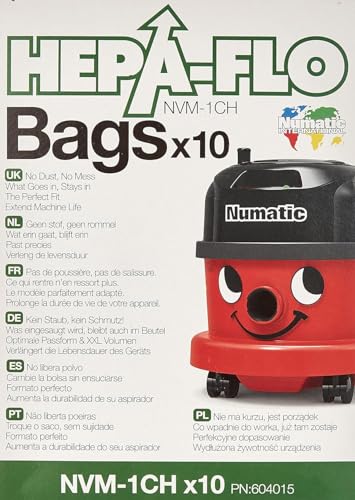 Numatic(ニュマティック) 掃除機用 ヘパフローダストパック(Henry・James)用 NVM1CH