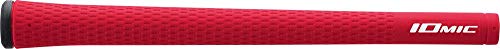 ゴルフグリップレッド/M60/Sticky Grip Series・Color:レッド・パッケージ個数:1・JAPAN・グリップ:IOMAX エラストマー（樹脂）・性別：一般男女兼用・外径（グリップエンドから5cm)：2.3（22.3mm）・グリップトルク:2.7太めのグリップを好まれるゴルファーから愛され、多くのツアープロも使用しているグリップ。