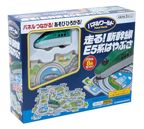 E5系はやぶさグレー/-/-・Style:E5系はやぶさ・パッケージ個数:1・電池種別 :単4電池1本(別売り)商品紹介 簡単にコースを自由に組めて遊べるパネルワールドシリーズより、新幹線E5系はやぶさが登場。コースを考えて組むことでお子様の思考力を育みます。単4電池1本使用(別売り)。 [セット内容]電車1両・パズルパネル8枚 (.co.jpより) 安全警告 なし
