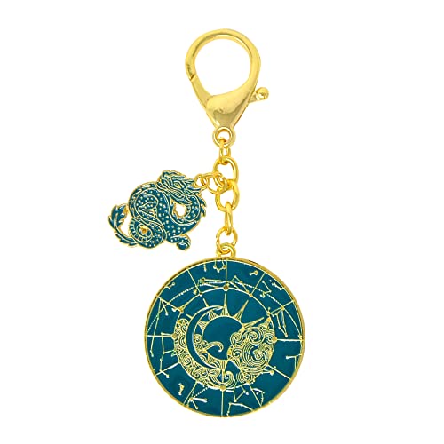 キーチェーンブルー/11*4.5cm/-・Color:ブルー・パッケージ個数:1・サイズ：11*4.5cm 重量：31.5g・青龍は、古代中国の4つの神話上の獣の1つです。・青龍は、カリスマ性、エネルギー、リーダーシップ、強さ、勇気、野心を象徴しています。・月の星座を備えたこのキーホルダーは、多くの衛星の力をあなたの人生に引き付けます。一方、青龍は、成功、エネルギー、カリスマ性、自信、リーダーシップ、野心をもたらします。・購入プロセス中に質問がある場合は、メールでお問い合わせください。24時間以内に当社のチームが解決します。 ご購入いただきありがとうございます。