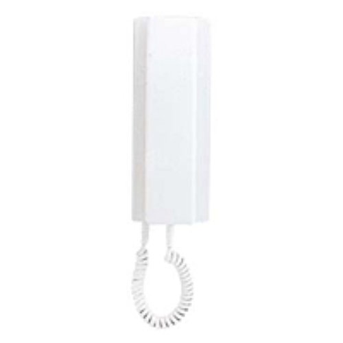 AC電源直結式エッグホワイト/-/IE-1AT・Style:AC電源直結式PatternName:ドアホン親機・パッケージ個数:1・品名：親機・品番：IE-1AT・電源電圧：AC100V 50/60Hz・消費電力：待受時0.8W 最大2.0W・適合ボックス：JIS1個用スイッチボックスセパレーター付・通話方式：電話形同時通話・・材質：自己消火性ABS樹脂・質量：約450g・形状：壁取付形・色調：エッグホワイト・呼出音設スピーカー：1台・玄関子機：1台・・制約事項：IA、IB、IC、IDシリーズなどの旧製品の接続はできない。卓上での使用はできない。・機能一覧：玄関子機からの呼出/通話。受話器を取り上げての玄関子機モニター。・制約事項：IA、 IB、IC、IDシリーズなどの旧製品の接続はできない。卓上での使用はできない。・機能一覧：玄関子機からの呼出/通話。受話器を取り上げての玄関子機モニター。