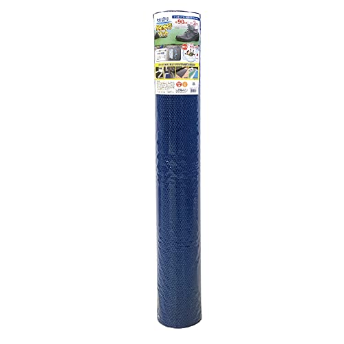 ブルー/90cm×2m/AI-9002BL・Color:ブルーSize:90cm×2m・パッケージ個数:1・高いグリップ性能で足元のすべり止め対策に最適です。適度な弾力で歩行時の衝撃を和らげます。・マット全面がメッシュ構造で水が抜ける為、スリップの原因になる「水の層」の発生を抑制します。・耐久性に優れ、倉庫などのフォークリフトが行き来するような環境でも耐えられます。・水に濡れるとすべりやすい玄関やベランダのタイル、トラックの荷台や車のトランクなどに利用可・病院やプールサイドなどの安全対策にもスリップを未然に防止。いろいろな場所に使えます。お風呂、厨房、つまずきやすいケーブルの上、車のトランクなど。 カットも可能。 雪にもしっかりグリップ