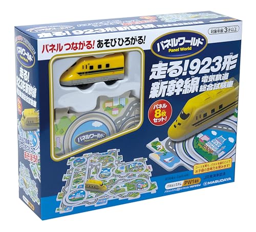 新幹線923形グレー/-/-・Style:新幹線923形・パッケージ個数:1・電池種別 :単4電池1本(別売り)・付属品:電車1両、パズルパネル8枚商品紹介 簡単にコースを自由に組めて遊べるパネルワールドシリーズより、新幹線923形が登場。コースを考えて組むことでお子様の思考力を育みます。単4電池1本使用(別売り)。 [セット内容]電車1両・パズルパネル8枚 (.co.jpより) 安全警告 なし
