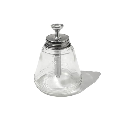 靴磨き 水 ディスペンサー ハンドラップ クリーンポット プッシュダウンポンプディスペンサー ガラス容器液体保存 ディスペンサー