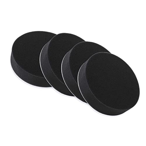 150mm ブラック 4個セット/直径約150mm、厚み約30mm/-・Color:150mm ブラック 4個セット・パッケージ個数:1・【材質】丸いスポンジ、強力な吸水性と耐久性。細目ポリッシャースポンジは洗車やワックスがけ、コンパウンド、研磨、ワックスがけなどに使えます。・【商品仕様】サイズ：直径約150mm、厚み約30mm カラー：ブラック+オレンジ。セット内容：10個セット。※（大量購入はカスタマーサービスに連絡して価格をお問い合わせください）・【耐久性、極細用】電動ポリッシャー ウレタンバフは優れた耐久性と性能を提供します。洗濯後の再利用が可能。極細用スポンジバフ フラット タイプ 、優れた洗浄効果を発揮し、目が見えないごく小さな汚れを効果的に取り除きます、愛車の水垢落とし・磨きに！・【取り付け簡単】マジックテープ式なので取り付けが非常に便利です。密着面もしっかり付く、様々な場所にポリッシャー磨き可能です。電気研磨機、電気ドリル、エアーポリッシャーなどに取り付けることができます。・【多用途】お車の塗装面はもちろんのこと、ご家庭の床掃除、お風呂掃除、ポリッシャー バフ スポンジバフ フラット タイプ 車磨き用 スポンジバフ 耐久性 超微粒子用 洗車 スポンジ 極細柔らかい