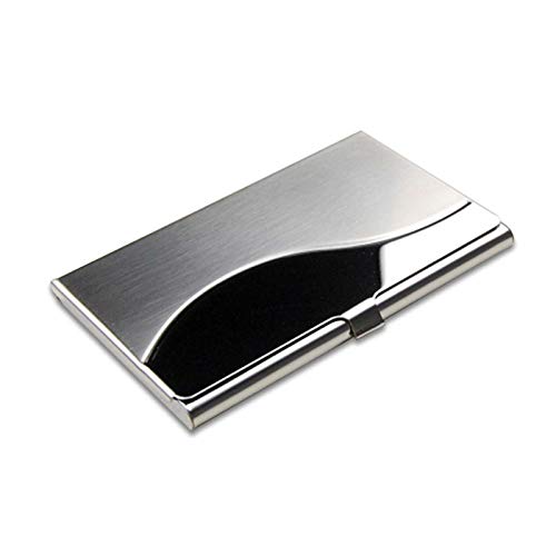 モダンType 4/93 x 58 x 7mm/-・パッケージ個数:1・新品で決して使用しない、サイズ：93 x 58 x 7mm、重量：60g・モダンステイネスポケット名刺ホルダー・それは高品質のステンレス鋼で作られています・名刺、クレジットカード、コインなどの小さなものを保持するために使用することができます・約20枚の名刺を保持できます。具体的な量はカードの厚さに依存します