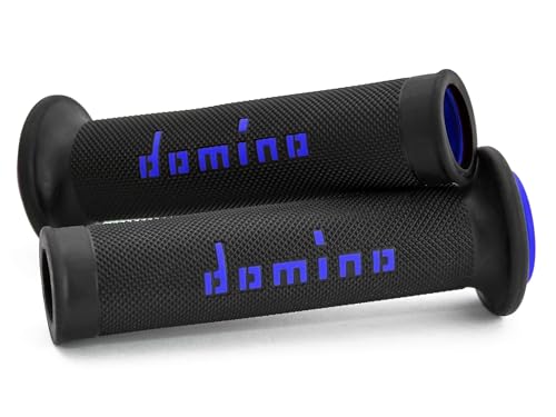 ドミノ(domino) グリップ レースタイプ ブラックXブルー A01041C4840
