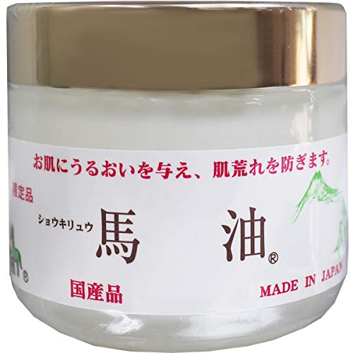 -/80mL/-・PackageQuantity:1・パッケージ個数:1・(b)原産国 :(/b) 日本・(b)内容量 :(/b) 80・(b)全成分 :(/b) 馬脂、天然ビタミンE・(b)商品サイズ (幅X奥行X高さ) :(/b) 45×45×85・(b)質量 :(/b) 80商品紹介 上質な馬油を使用してあります。 タテガミ油が入った馬油です。 保湿力の優れた上質な馬油を原料としています。 ●お肌の乾燥を防ぎ潤いを与えます。 ●肌荒れを防ぎ、お肌にツヤを与えます。 【効能又は効果】 ・お肌の乾燥を防ぎ、うるおいを与えます。 原材料・成分 馬油、トコフェロール(天然ビタミンE) 使用方法 【用法及び用量】 ・適量(少量)を指先に取り、お肌全体になじませます。