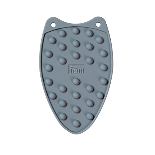 グレー/One Size/PRYM_611909-1・パッケージ個数:1・入数：1枚・■サイズ/約縦15×横10cm・約180℃まで対応・■素材/シリコンプリム(Prym) 耐熱シリコンアイロンマット ミニ グレー PRM611909