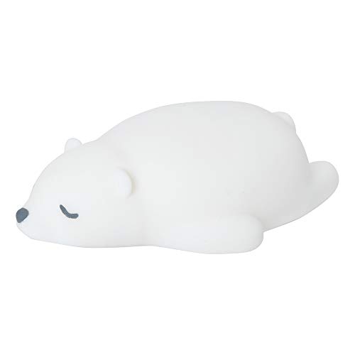 ホワイト/ミニ/PUN-4-01・パッケージ個数:1・本体サイズ：(約)高さ3.5×幅10.0×奥行き5.7cm・本体重量：(約)49g・材質：TPR樹脂、EVA樹脂商品紹介 ●ぷにぷに触感が新しい、くまの形をしたリラックスグッズ「ぷにくま」のミニサイズ ●のばしてにぎにぎしてリラックスやストレス発散に ●手首をやさしく支えるリストレストとしても使えます ●オフィスや自宅で活躍しそうな、一息つきたい時の癒しアイテム 安全警告 ●本品は口に入れないでください ●本品は感触を重視したやわらかい素材を使用しています。過剰な力で引っ張る、ねじる、強く投げる等乱暴な扱いをすると破損の原因になりますのでお止め下さい。 ●本品の表面に白い粉が付着していますが、べたつきを防ぐためにベビーパウダーが塗布されてたもので、品質上問題ありません。