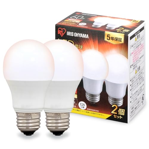 楽天市場】アイリスオーヤマ led電球 口金直径26mm 60w形相当の通販