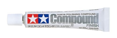 -/Pack of 1/87070-000・Size:Pack of 1・メイクアップ材シリーズ・プラスチックモデル用に開発された、使いやすいペーストタイプのコンパウンド・特殊製法により、粒子が非常に小さく均一な研磨材を使用・塗装面のツヤ出し、透明パーツのスリキズ取りに最適・22入商品紹介 磨き傷を残さずにすばらしい鏡面仕上げが可能 プラスチックモデル用に開発された、使いやすいペーストタイプのコンパウンド。 特殊製法により、粒子が非常に小さく均一な研磨材を使用。 みがき傷を残さずに深いツヤのある鏡面仕上げが可能。 塗装面のツヤ出し、透明パーツのスリキズ取りに最適。 研磨後に残ったコンパウンドは水で洗い流せるのも特長。 アルミチューブ入 22入 安全警告 火気厳禁