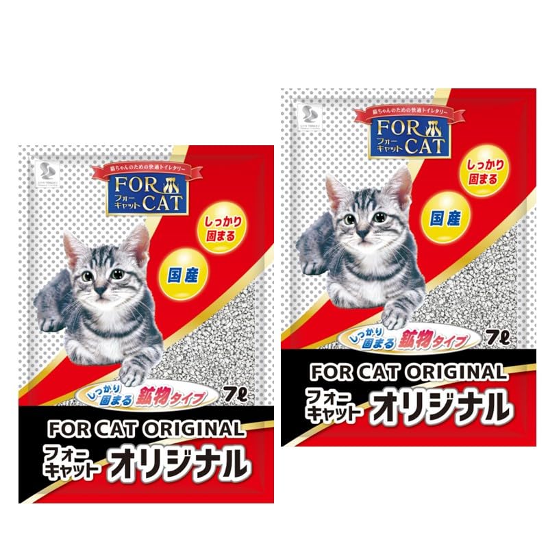 新東北化学工業 猫砂 フォーキャットオリジナル7l×2（ケース販売）