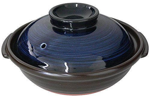 瑠璃釉/0.7 L 直径 19 cm/5341-4065・パッケージ個数:1・サイズ:約直径19×高さ10cm・重量:約900g・素材:本体・フタ-耐熱陶器・生産国:日本・容量:約650安心・安全・高品質なI四日市萬古焼土鍋 最近の流行は、やっぱり「ひとり鍋」。家族それぞれ違う味の鍋料理が食べたい、簡単に一人分の鍋を作りたいなどのニーズに対応出来る自分だけの「ひとり用」土鍋。 浅型なので、具材がすくいやすい。 浅型なので、収納もラクラク。重ねてしまえる!