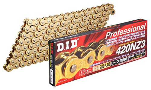 -/098リンク/420NZ3・Size:098リンク・パッケージ個数:1・カラー:ゴールド(br)ジョイント:クリップタイプ商品紹介 ◆420系チェーン最高の強度。 スタンダードに比べ1.3倍の強度。 ・SDHピン加工 ・レース専用及びレース使用可 ・継ぎ目のない高強度ブシュ （免責）＞必ずお読みください 【注意事項】ご購入の際はあらかじめ車輌情報と現車のリンク数をご確認の上ご注文ください。リンク数が異なって装着できないということがないように、くれぐれもご確認をお願いいたします。ご購入前にお取り付けの車両に対応しているかメーカーサイト等でもご確認のうえご購入をお願いいたします。