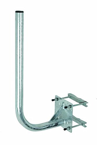 シルバー/長610mm/NBS-600J・Size:長610mm・パッケージ個数:1・【用途】アンテナ取付金具です。(家庭用45cm型衛星アンテナ、薄型UHFアンテナ向け)・【特徴】ベランダ格子手すり(たて柱、笠木)、壁面取付用・【特長】適用マスト径Φ38・【仕様】はさm込み寸法20mm~100mm・【特記事項】サビに強い溶融亜鉛メッキ仕上【用途】アンテナ取付金具です。(家庭用45cm型衛星アンテナ、薄型UHFアンテナ向け)
