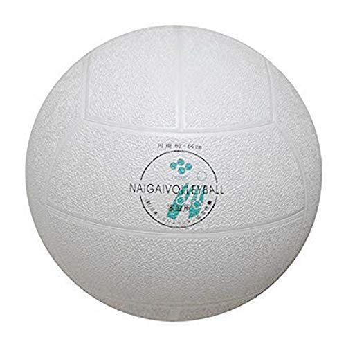家庭用バレーボールホワイト/直径:620±10mm/VOLLEYBALL・パッケージ個数:1空気の入っていない状態でのお届けとなります。 材質：ゴム直径：620±10mm（財）日本レクリエーション協会推薦