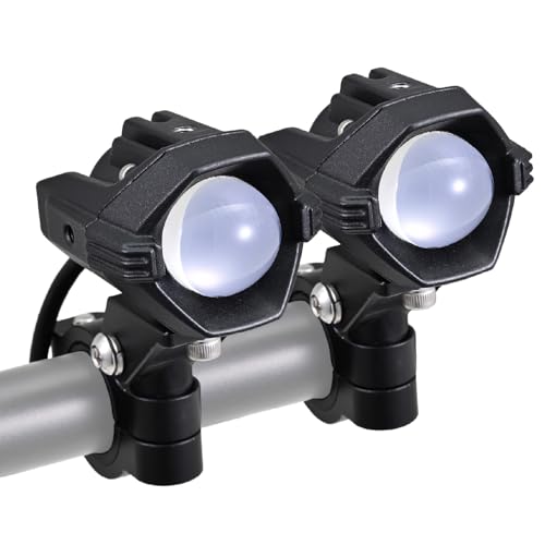 デイトナ(Daytona) バイク フォグランプ LED 車検対応 防水 防塵 6500K ホワイト B...