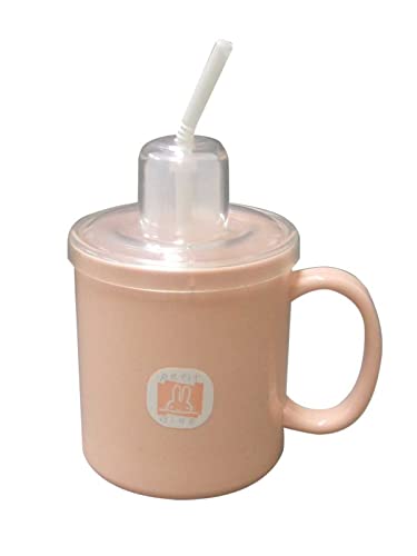 マグカップピンク/340 (11.3cm x 12.7cm)/HS-N4・パッケージ個数:1・対応 : 本体は電子レンジ、食器洗浄器、煮沸消毒 OK・内容量 : 1個●中身をこぼさず、傾けずに飲める ●市販の?6mmサイズのストローが使用できる ●中フタ・外フタの二重構造で安心