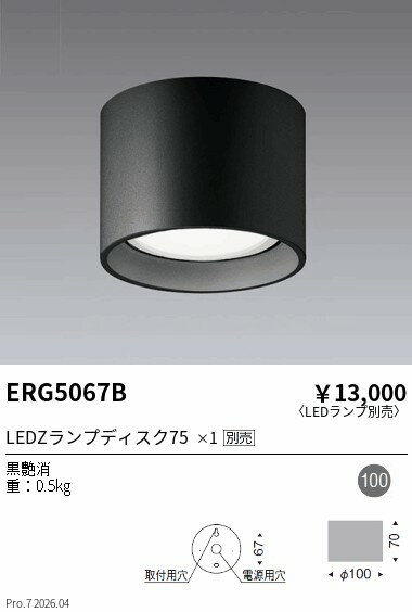 Rakuten - ERG5067B　シーリング　ENDO 遠藤照明 エンドウ 【3980円以上(税込)で送料無料】