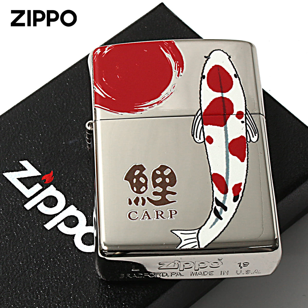Zippo åݥ饤    Ӹ UV ink Painted ۥ磻ȥ˥å WhNi ᡼Ѿ