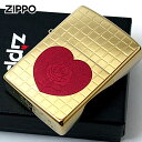 Zippo ジッポライター ハート 薔薇 チタニュームコーティング ゴールド TITANIUM COATING Heart Rose Gold TC-G メール...