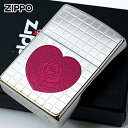 Zippo ジッポライター ハート 薔薇 チタニュームコーティング シルバー TITANIUM COATING Heart Rose Silver TC-S メ...