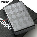 Zippo ジッポライター アーガイル柄 ブラック チタンコーティング Titanium Coating Series Ti-BK-A(D) メール便専用商品