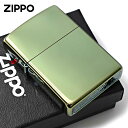 Zippo ジッポライター 無地 グリーン High Polish Green 鏡面 ポリッシュ 28129 メール便専用商品