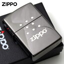 Zippo ジッポライター ZIPPO パッケージデザイン 両面加工 ブラックニッケル 200 メール便専用商品