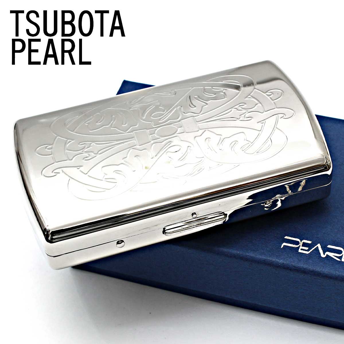 坪田パール シガレットケース カートリッジケース 20本 ヒートスティック対応 エンブレム 7-71431-81 ..