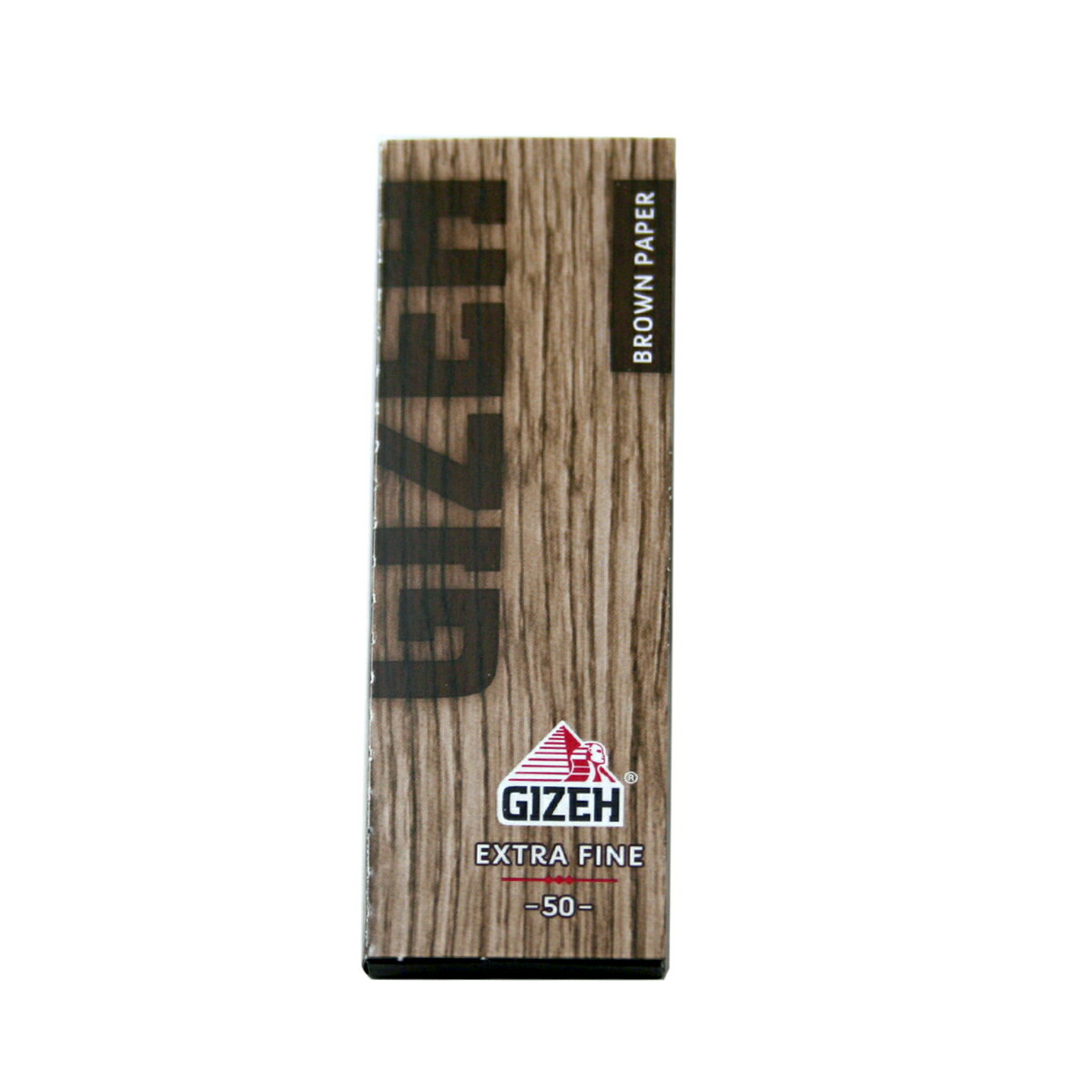 GIZEH ギゼ ペーパー レギュラー・シングル ブラウン 50枚 7-21001-75 メール便専用