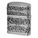 Zippo ジッポー クロス 十字架 メタル ジャケット 銀メッキイブシ Metal Jacket CROSS 2SIMJ-CRO20 プレゼント 贈り物 男性...